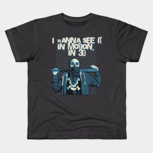 BTS Jeon Jungkook I wanna see it motion 3d typography graphic army | Morcaworks Kids T-Shirt